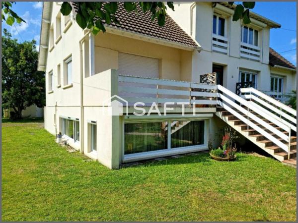 Appartement-maison - 90m² - 3 ch - Garage de 23m²