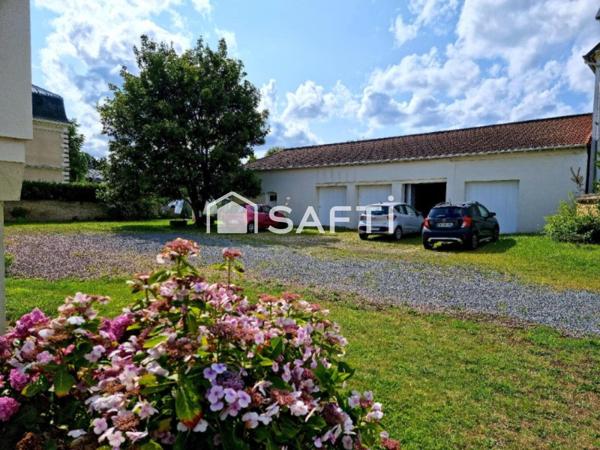 Appartement-maison - 90m² - 3 ch - Garage de 23m²