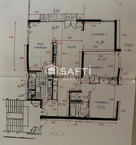 Appartement ultra centre ville de Gradignan.