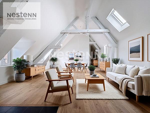 ORLEANS PROCHE LOIRE - DERNIER ETAGE T4 90m2 - DPE C - COUP DE COEUR