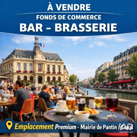 Bar-brasserie à vendre 88 m² Pantin