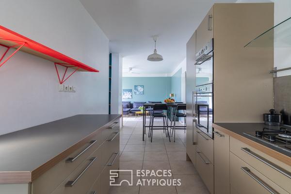 Maison contemporaine avec jardin à Malbosc