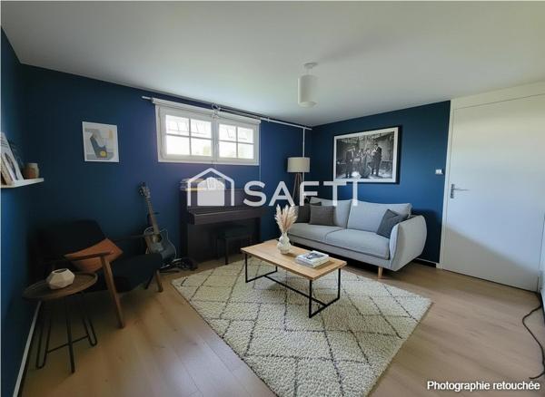 Maison 108m2 calme - sous sol 108m2 - terrain arboré 2158m2