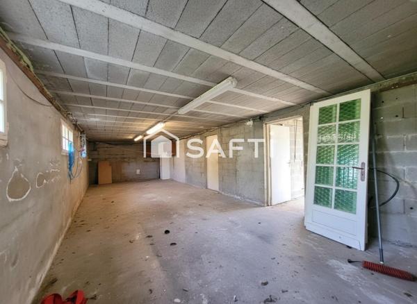 Maison 108m2 calme - sous sol 108m2 - terrain arboré 2158m2