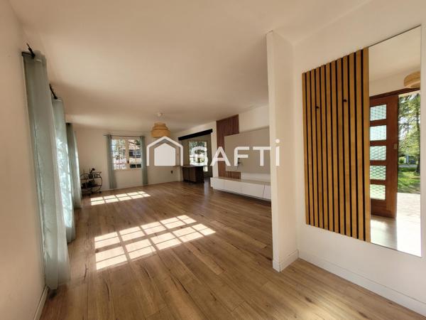 Maison 108m2 calme - sous sol 108m2 - terrain arboré 2158m2