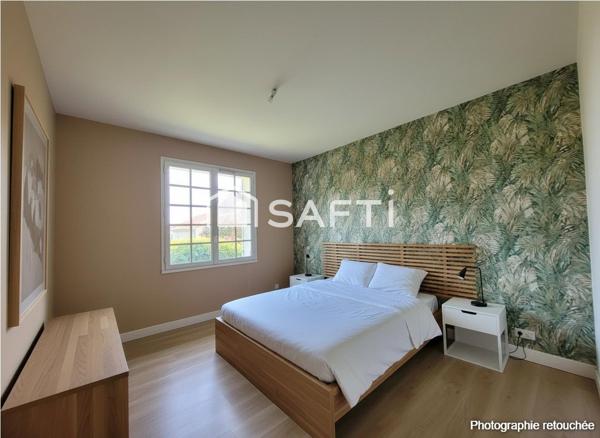 Maison 108m2 calme - sous sol 108m2 - terrain arboré 2158m2