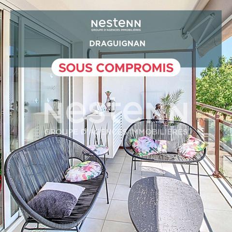A VENDRE ! Appartement Draguignan 3 pièces 69 m² avec garage et piscine