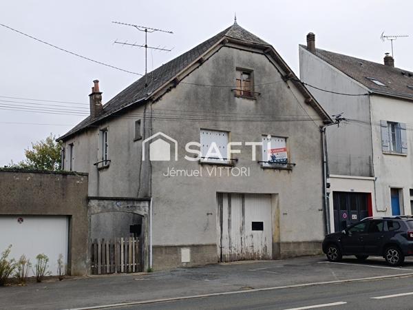 Maison à réhabiliter ou projet de reconstruction – Centre d’Ernée