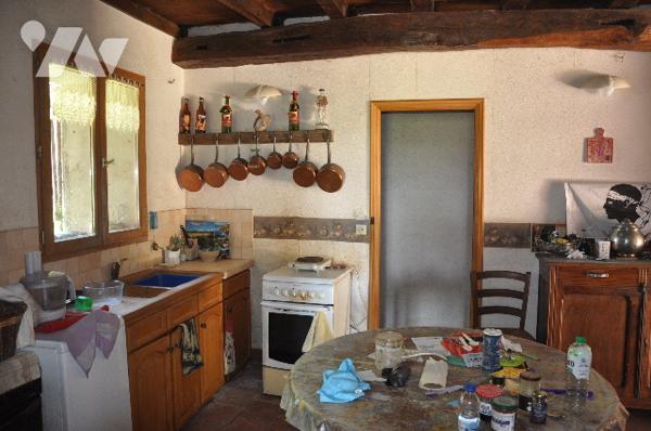 10 kms AURIGNAC, belle maison 131m² sur 10 hectares de terre attenante : prix : 296.800 € C.C.