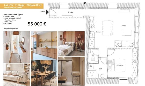 Appartement à rénover