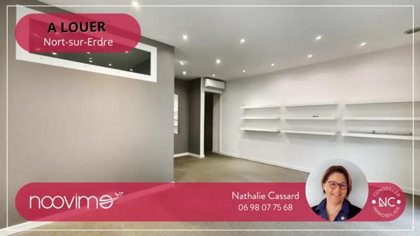 A LOUER LOCAL COMMERCIALE 65 m2 + 50 m2 de réserve en plein