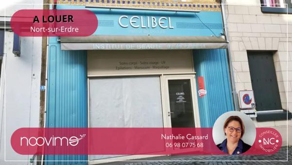 A LOUER LOCAL COMMERCIALE 65 m2 + 50 m2 de réserve en plein