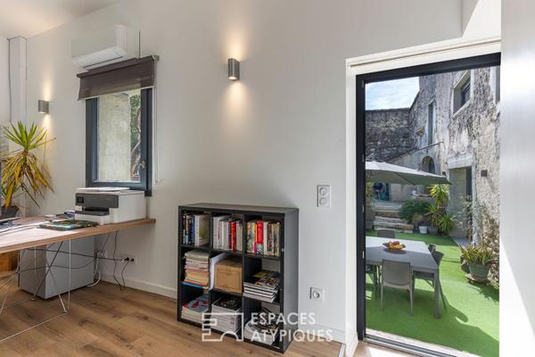 Maison contemporaine de caractère avec piscine, jardin et studio indépendant en coeur de ville