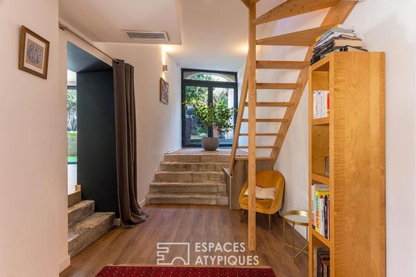 Maison contemporaine de caractère avec piscine, jardin et studio indépendant en coeur de ville