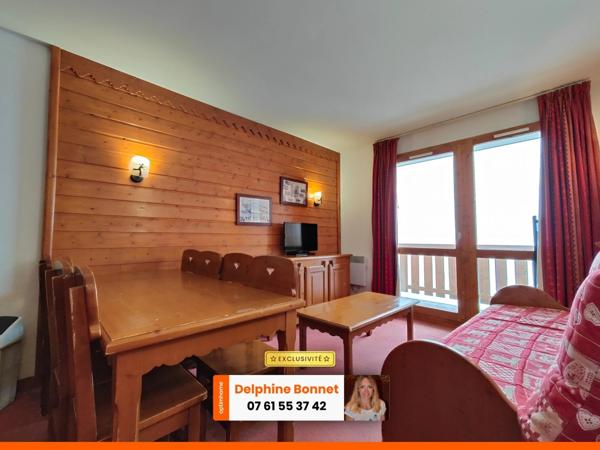 Valfréjus, bel appartement 4P de 45 m2 avec balcon et parking privatif