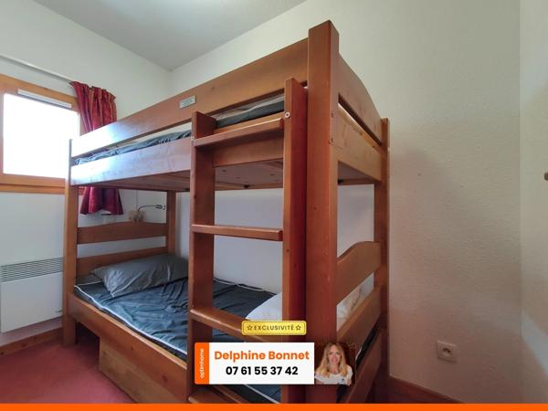 Valfréjus, bel appartement 4P de 45 m2 avec balcon et parking privatif