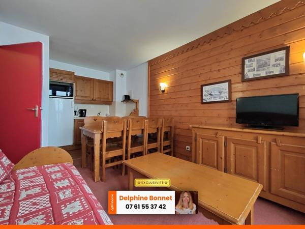 Valfréjus, bel appartement 4P de 45 m2 avec balcon et parking privatif