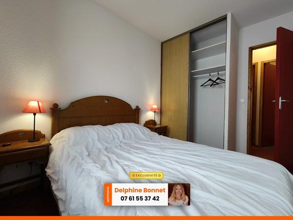 Valfréjus, bel appartement 4P de 45 m2 avec balcon et parking privatif