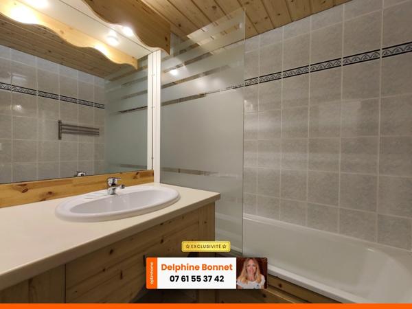 Valfréjus, bel appartement 4P de 45 m2 avec balcon et parking privatif