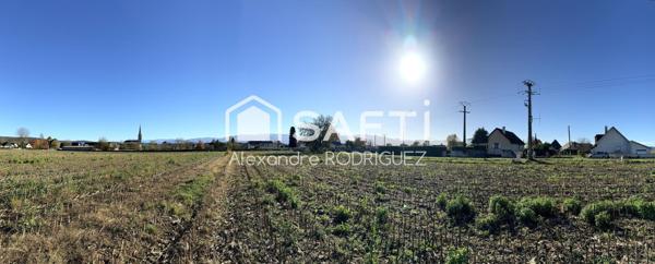 Grand terrain de 2181 m² avec vue sur les Pyrénées