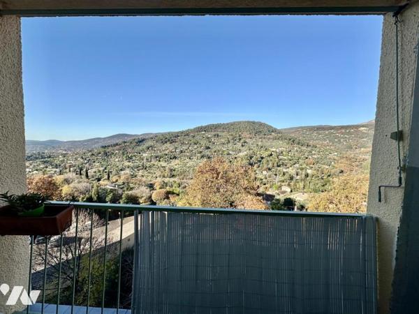 GRASSE - APPARTEMENT DE 56M² AVEC VUE DEGAGEE
