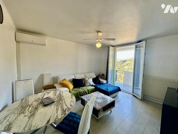 GRASSE - APPARTEMENT DE 56M² AVEC VUE DEGAGEE