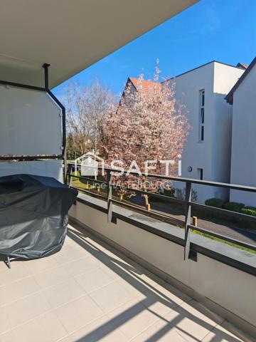 3 pièces avec terrasse, garage et stationnement dans résidence de 2011