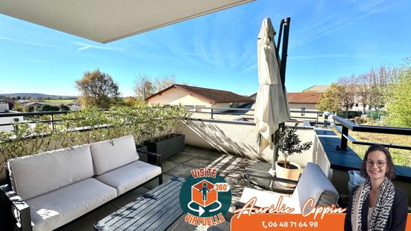 T3 récent avec terrasse et ascenseur – Tignieu