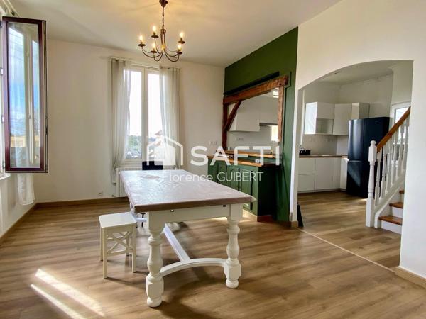 Rénovation de qualité pour cette maison avec jardin !