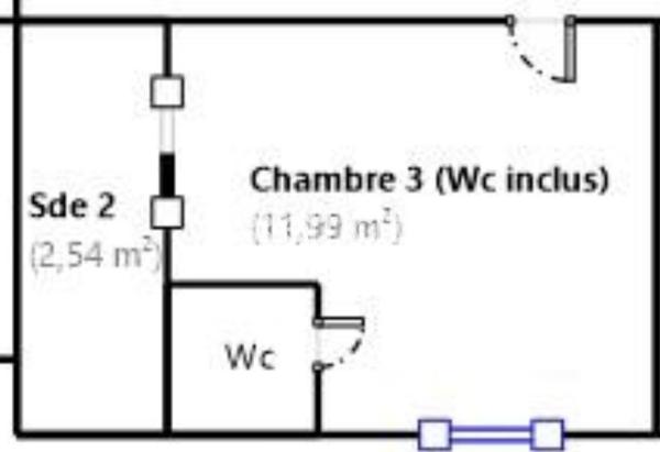 Appartement 1 pièce - 15 m² Exclusivité