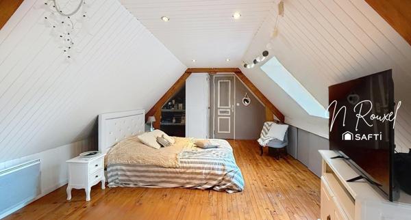 Charmante longère 170m², 4 chambres, 2 sdb, 4070m²