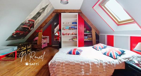 Charmante longère 170m², 4 chambres, 2 sdb, 4070m²