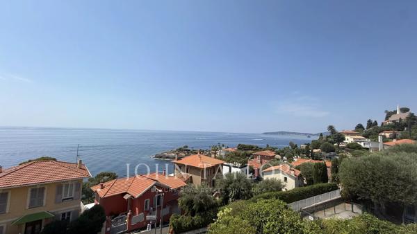 SAINT- ROMAN FRONTIERE MONACO - TERRAIN AVEC PERMIS PURGE - DEUX VILLAS VUE MER - GARAGES - TOIT TERRASSE - PISCINE