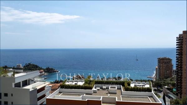 SAINT- ROMAN FRONTIERE MONACO - TERRAIN AVEC PERMIS PURGE - DEUX VILLAS VUE MER - GARAGES - TOIT TERRASSE - PISCINE