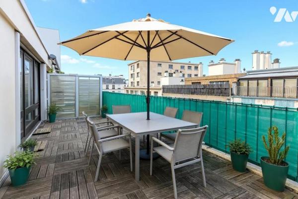 Paris 14e - Plaisance - Studio/2P + Terrasse - 6e Dernier étage - Ascenseur - Cave  +Parking boxé