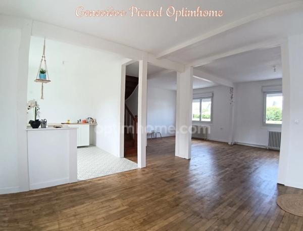 Coup de coeur à Loudéac - Maison rénovée de 97 m2 avec jardin de 800 m2 clos - sous-sol complet