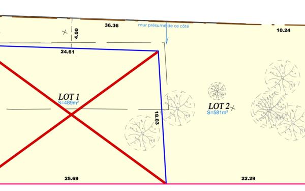 Terrain à vendre    Saint-Romain-de-Jalionas