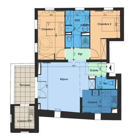 Appartement à vendre 3 pièces 78 m² Nîmes