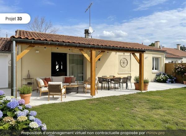 Maison à vendre |  Jarnac |  4 pièces | 112 m²