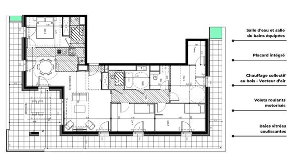 Appartement à vendre 5 pièces 108 m² Ville-la-Grand