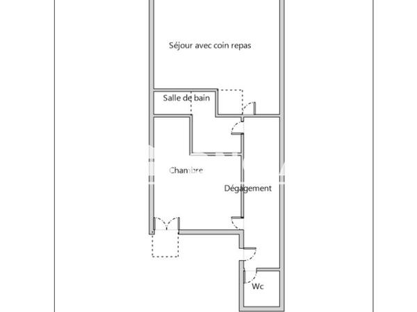 Location Appartement 2 pièces 43.88 m² - 13 RUE DU COMMERCE Aix Les Bains 73100