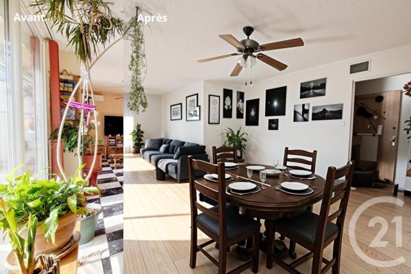 Appartement F3 à vendre  3 pièces - 83,12 m2 BEZIERS - 34