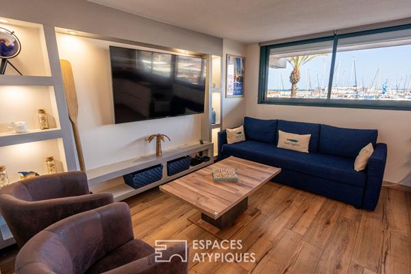 Appartement traversant avec vue imprenable sur la Méditerranée