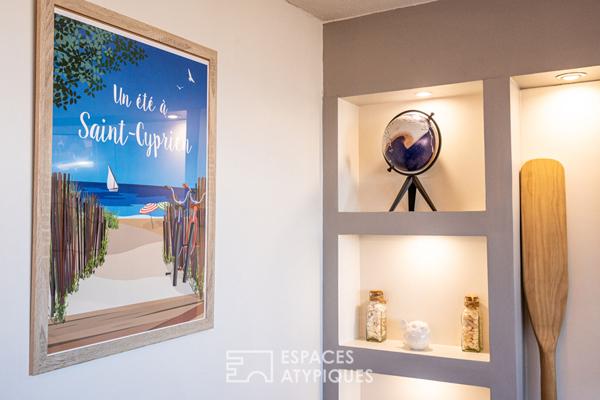 Appartement traversant avec vue imprenable sur la Méditerranée