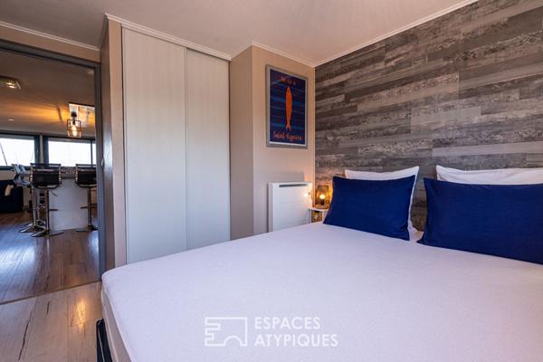 Appartement traversant avec vue imprenable sur la Méditerranée