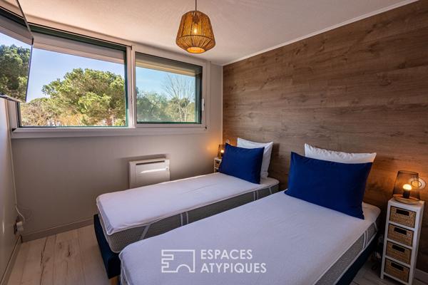 Appartement traversant avec vue imprenable sur la Méditerranée