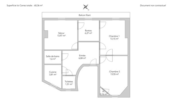Appartement Paris 17e - BATIGNOLLES / PONT CARDINET