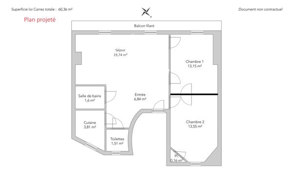 Appartement Paris 17e - BATIGNOLLES / PONT CARDINET