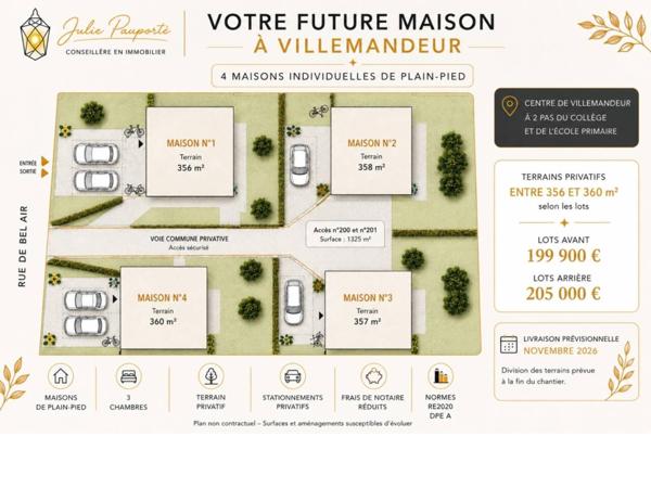 Maison à vendre 4 pièces de 77 m²