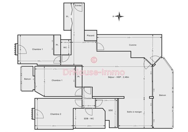 Appartement à vendre 5 pièces de 103 m²